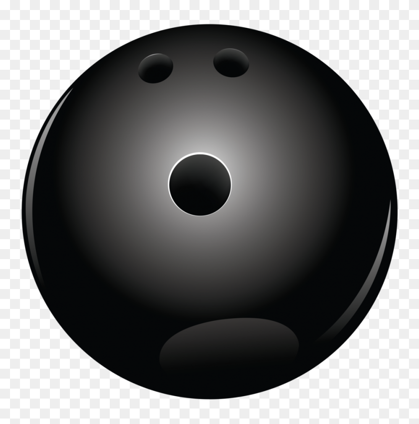 929x943 Black Bowling Ball Png Vector Clipart - Bowling PNG