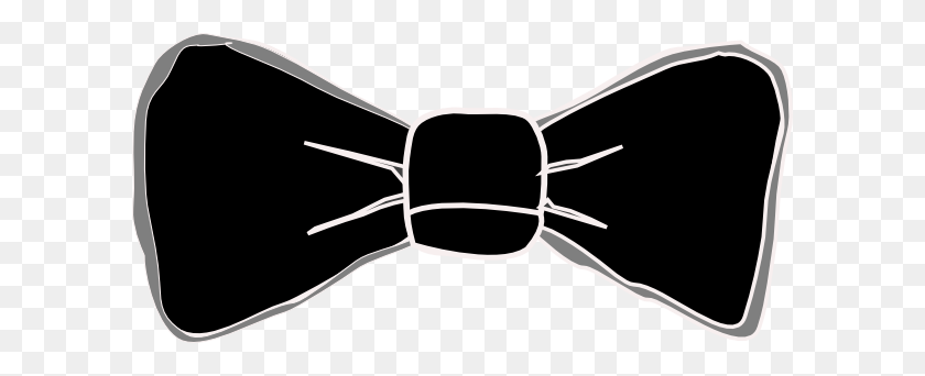 600x282 Black Bowtie Clipart - Bow Tie PNG