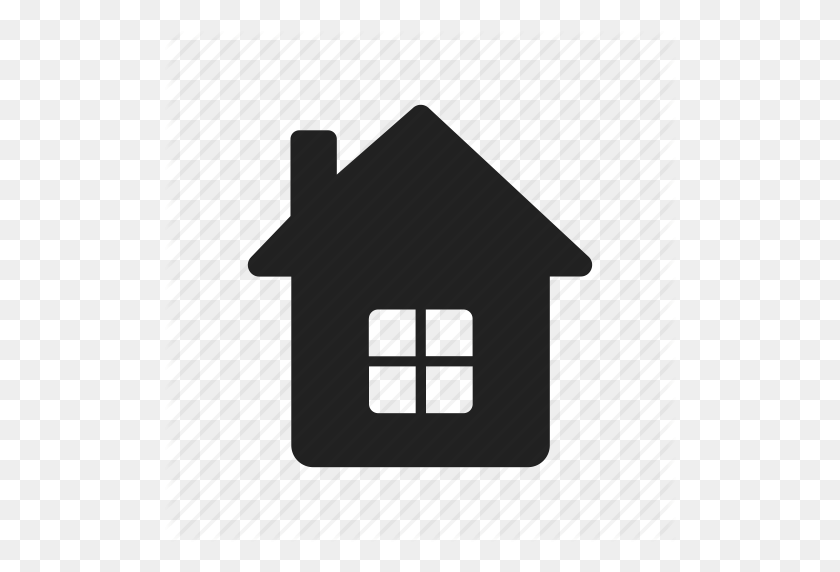 512x512 Black, Building, Contact, Estate, Home, Homepage, House, Vector Icon - House Vector PNG