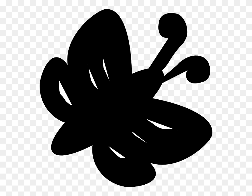 576x595 Black Butterfly Cliparts Free Download Clip Art - Choir Clipart Black And White