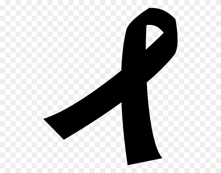510x598 Black Cancer Ribbon Clip Art Cricut And Other Diecutter Projects - Skin Cancer Clipart
