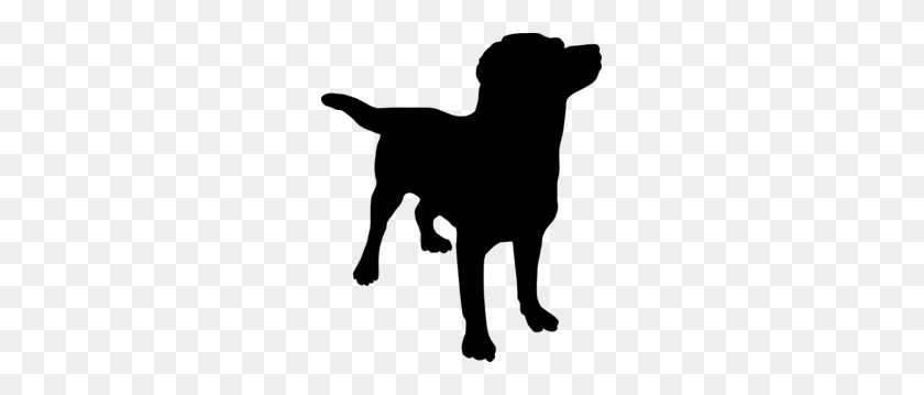 255x299 Черная Мультяшная Собака Изображение Группы - Щенок Черно-Белый Клипарт