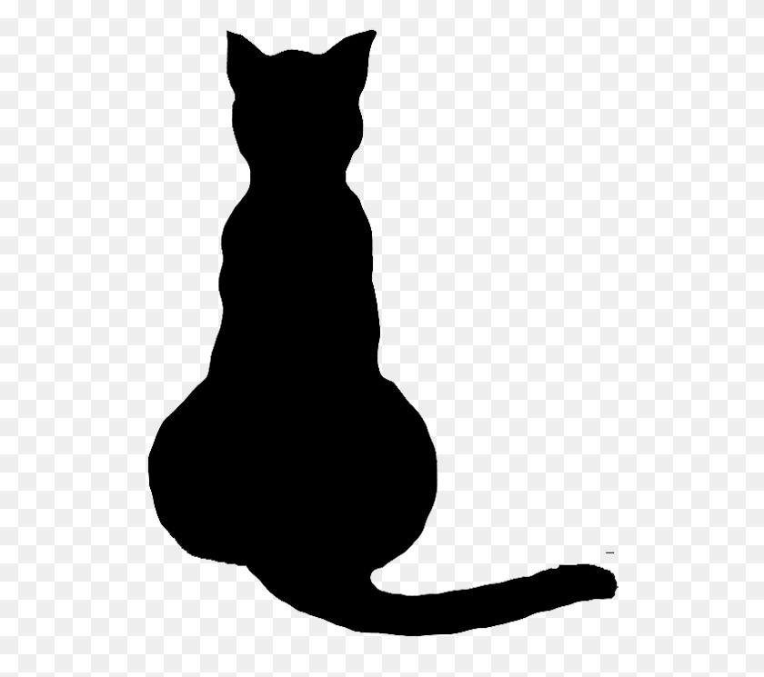 520x685 Черная Кошка Клипарт Собака Лицо Карандаш И В Цвете Черный - Белый Кот Png