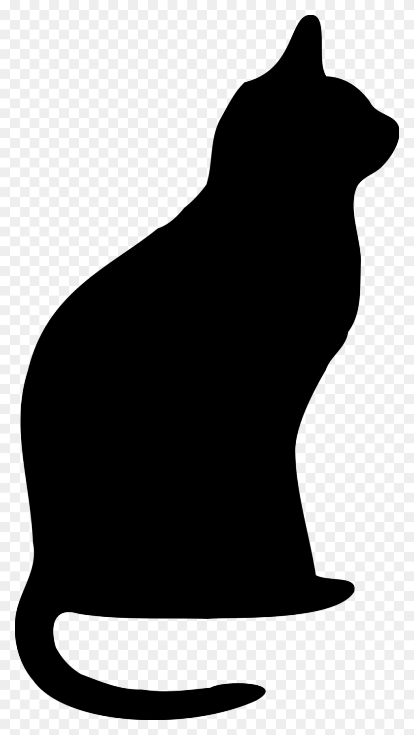 958x1760 Black Cat Clipart Transparent - 2 Cats Clipart