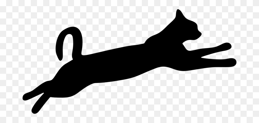 694x340 Black Cat Whiskers Wildcat Kitten - Cat Outline Clipart
