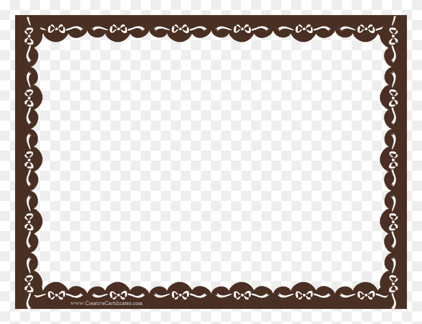 960x720 Black Certificate Border Gallery Images - Victorian Border PNG
