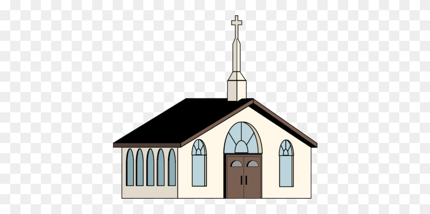 400x359 Black Church Clip Art Free Clipart Images - New Year Clipart Black And White