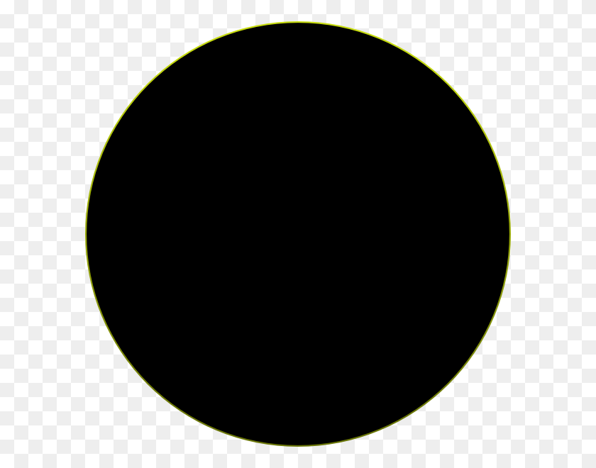 600x600 Clipart De Círculo Negro - Clipart De Círculo Negro