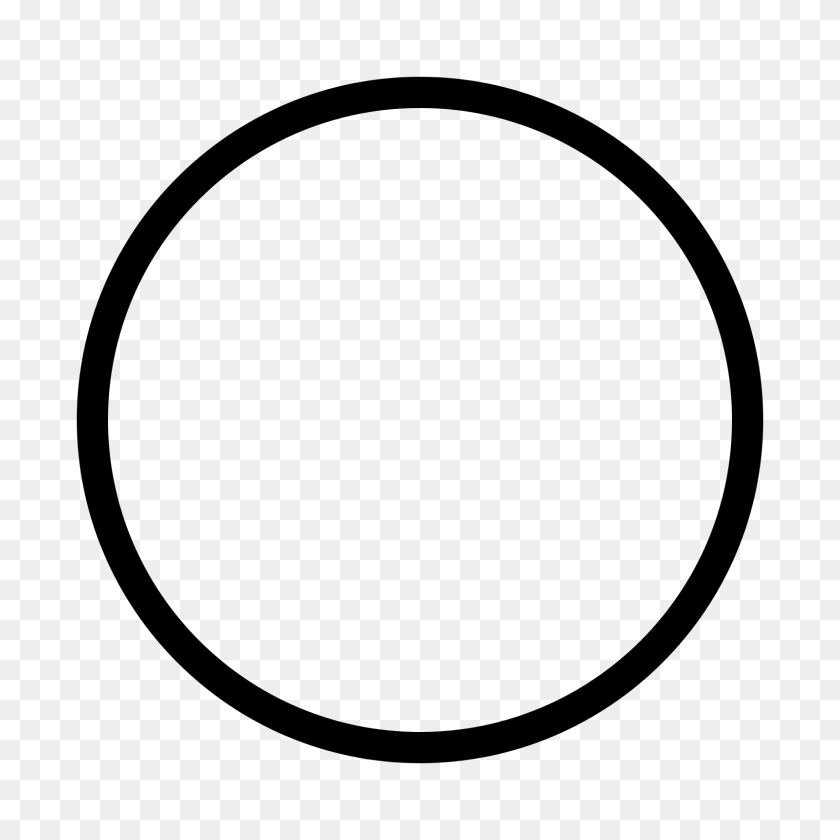 1600x1600 Black Circle Clipart - Circle Clipart PNG