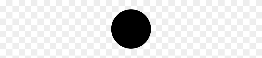 128x128 Значок Черный Круг - Черный Круг Png