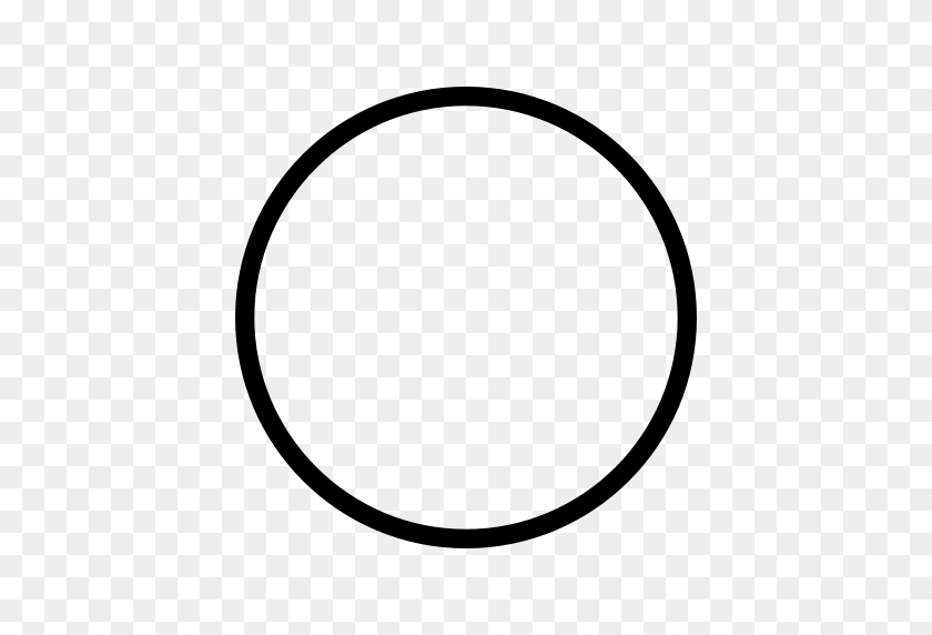 512x512 Black Circle Outline Png - Circle Outline PNG