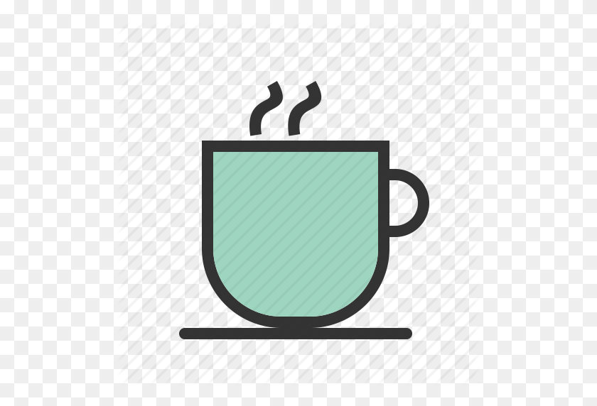 512x512 Черный Кофе, Кофеин, Кофе, Чашка, Напиток, Кружка, Значок Пара - Кофе На Пару Png