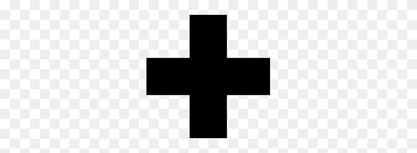 249x249 Black Cross - Black Cross PNG