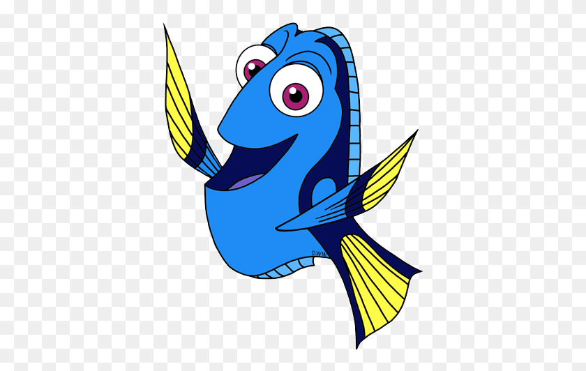 375x472 Black Dory Cliparts - Finding Nemo PNG