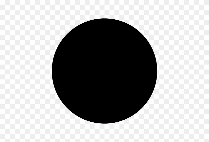 512x512 Black Dot - Black Dot PNG