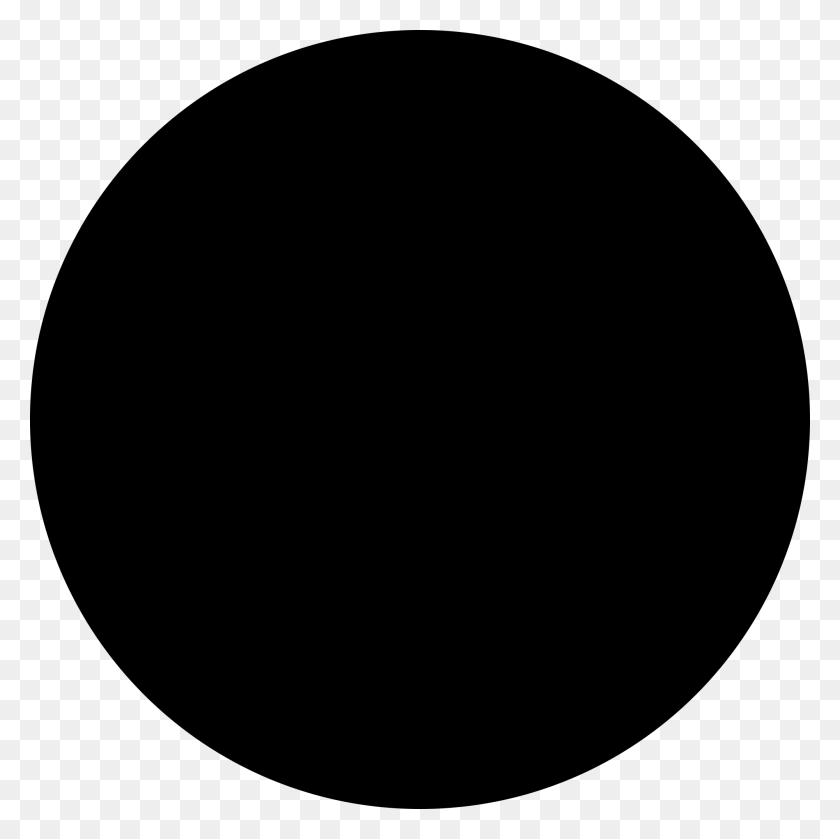 2000x2000 Black Dot - Black Dot PNG