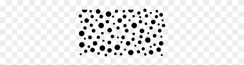 298x165 Black Dot Clip Art, Free White Dots Cliparts, Download Free Clip - Dotted Line Clipart