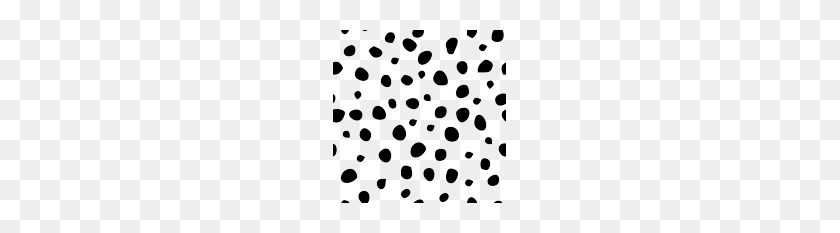173x173 Black Dots Fabric, Wallpaper Gift Wrap - White Dots PNG