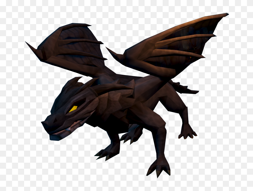 692x574 Dragón Negro - Dragón Negro Png