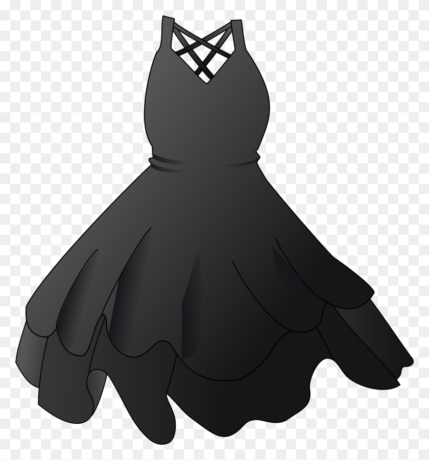 2225x2400 Png Черное Платье