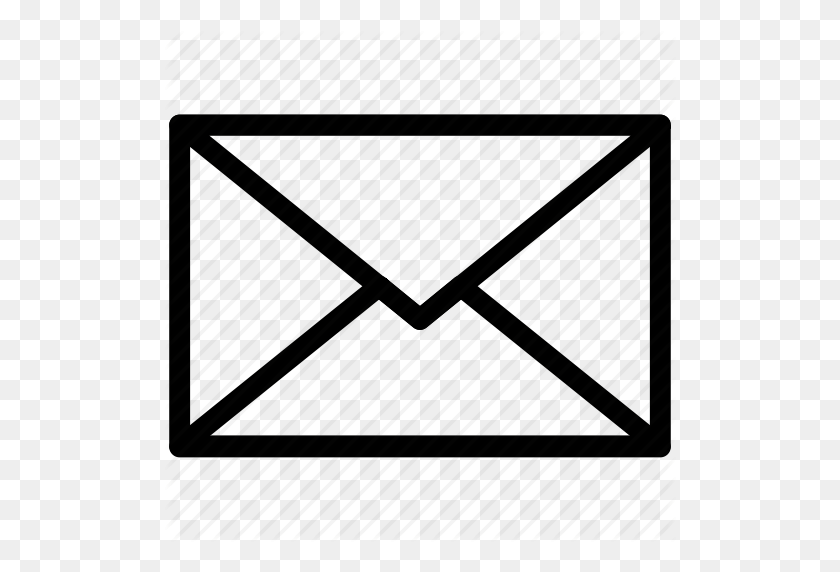 512x512 Black, Email, Emails, Envelope, Interface, Mail, Symbol Icon - Email Symbol PNG