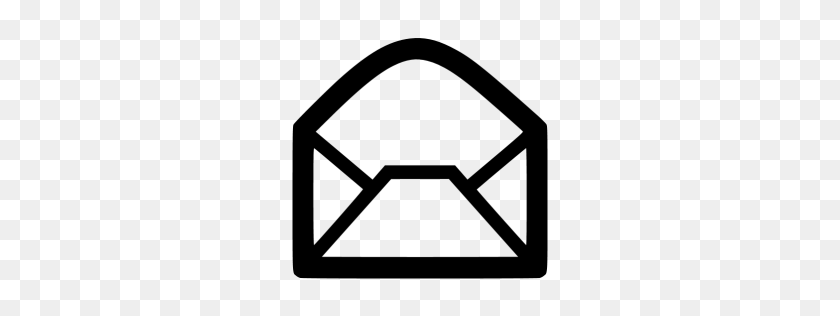 256x256 Black Email Icon - White Email Icon PNG