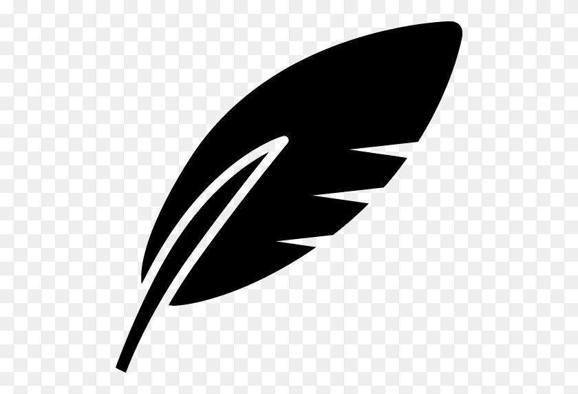 512x512 Black Feather Icon - Black Feather PNG
