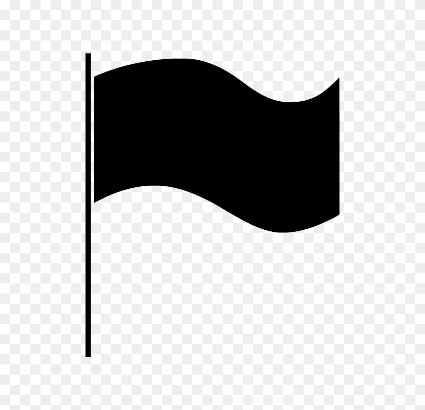750x750 Черный Флаг Значок Бесплатные Иконки Легко Скачать И Использовать - Черный Флаг Png