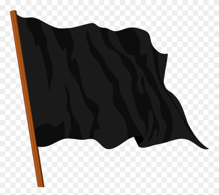 1161x1024 Bandera Negra Ii - Bandera Negra Png