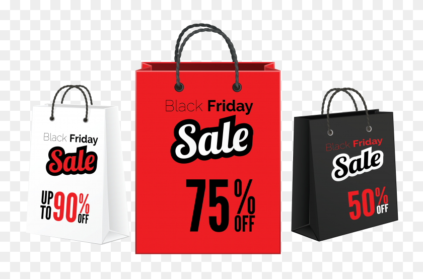 6274x3974 Black Friday Sale Bags Png Clipart - Friday PNG