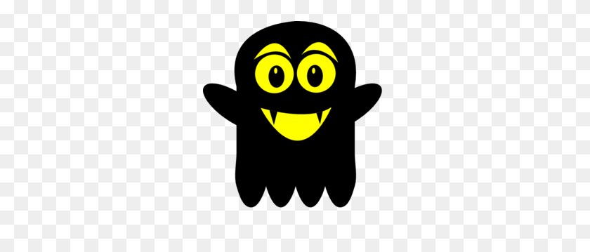 261x299 Black Ghost Clip Art - Ghost Clipart Images