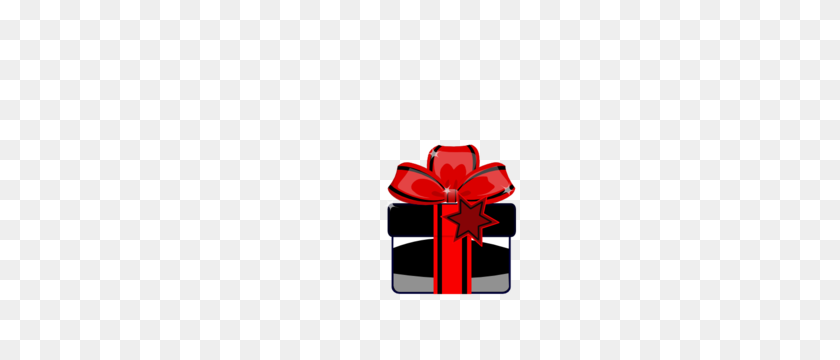 300x300 Imágenes Prediseñadas De Regalo Negro - Clipart De Regalo Png