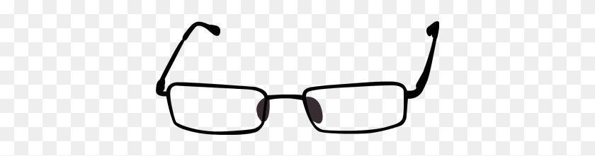 400x161 Black Glasses Clipart - Black Glasses Clipart