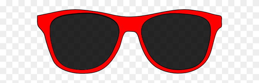 600x209 Black Glasses Sunglasses Clipart Red Sunglass Clipart Felt - Sunglasses Clipart No Background