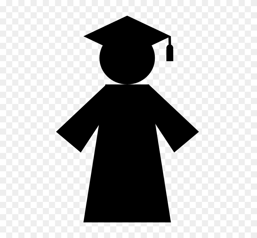 498x718 Black Graduation Cliparts - Diploma Clipart Black And White