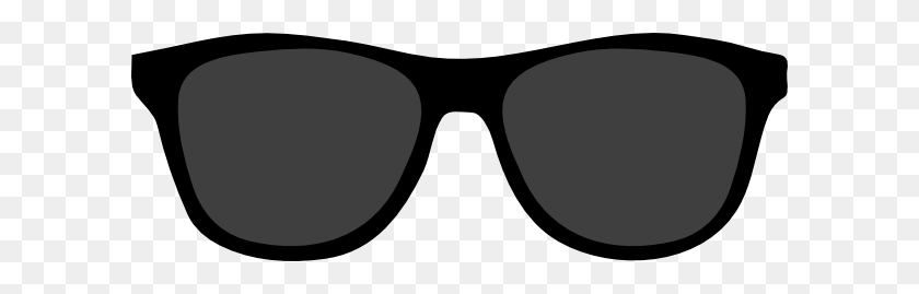 600x209 Black Gray Sunglasses Png Clip Arts For Web - Sunglasses Clipart Black And White