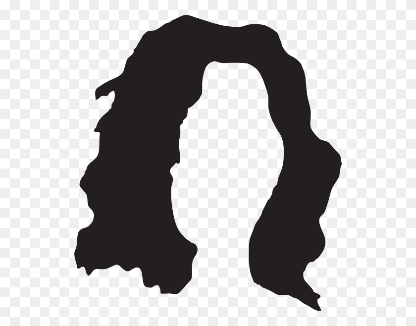 540x598 Black Hair Clipart Boy Hair - Stylist Clipart