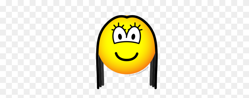 226x271 Black Haired Emoticon Smileys And Emoticons Smile's And Emo - Suprised Emoji PNG