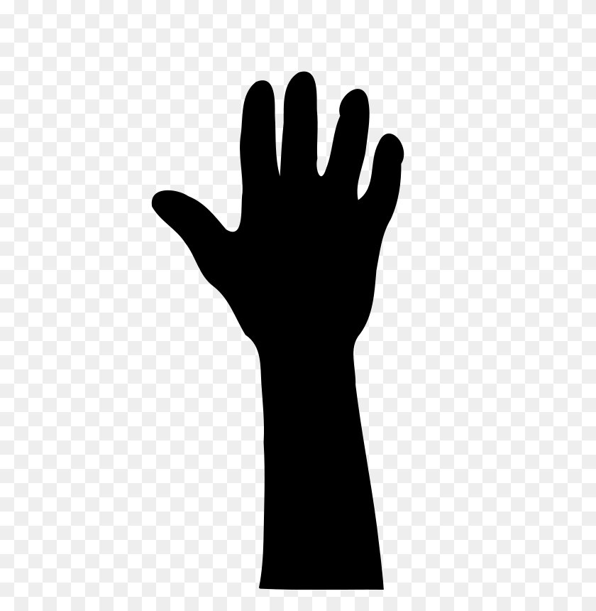 700x800 Black Hands Cliparts Free Download Clip Art - Black And White Hand Clipart