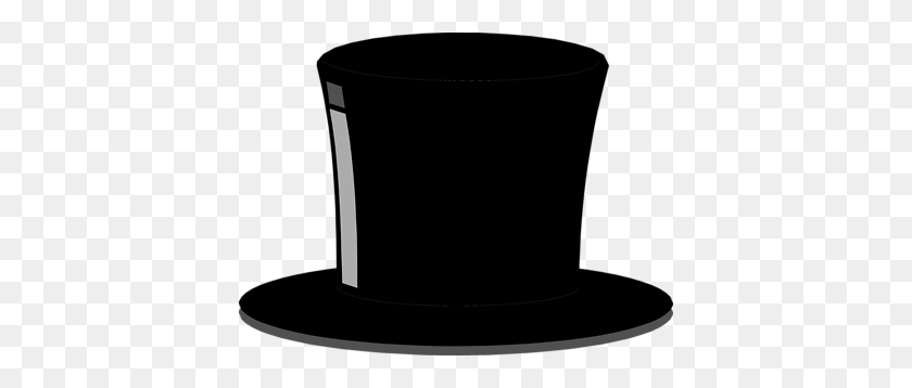 400x298 Black Hat Cliparts - Party Hat Clipart Black And White