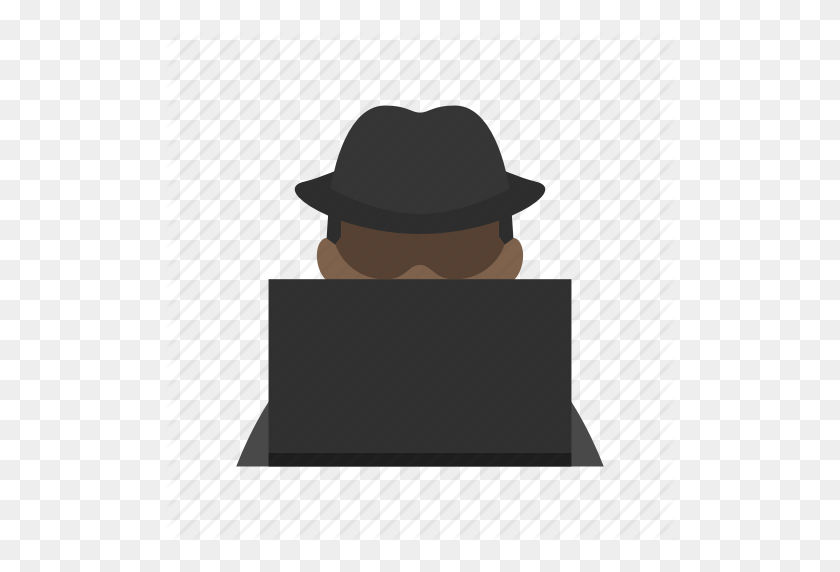 512x512 Black Hat, Computadora, Cracker, Hacker, Información, It Icon - Black Hat Png