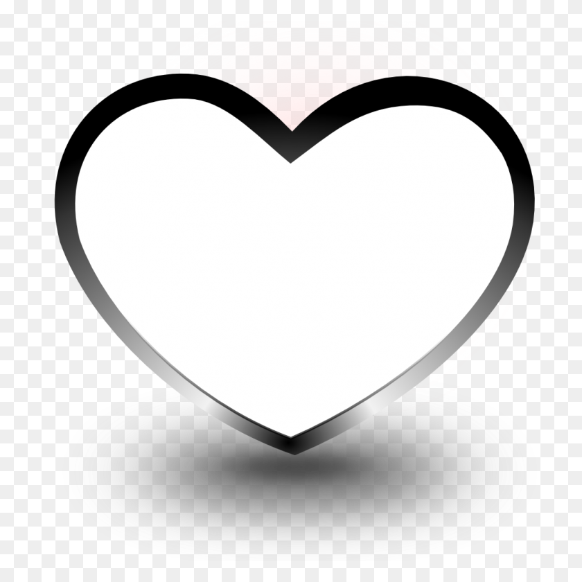 999x999 Black Heart Clipart - Valentine Hearts Clip Art