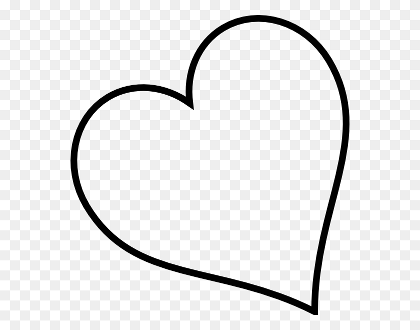 558x599 Черное Сердце Бесплатно Картинки Сердца Черно-Белый Клипарт - Рисунок Клипарт Черно-Белый