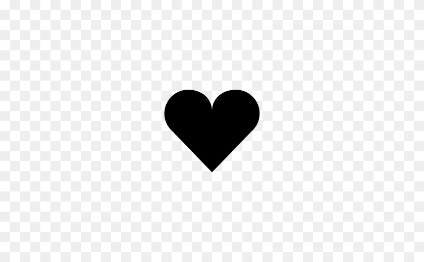 614x460 Black Heart Icon - Heart Icon PNG