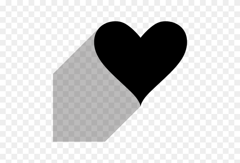 512x512 Logotipo De Corazón Negro - Corazón Negro Png