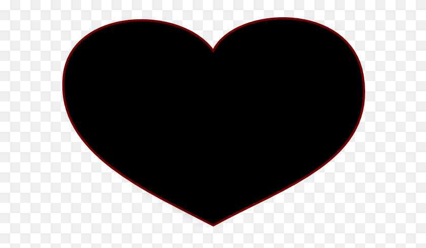 600x429 Black Heart Stone Png Large Size - Black Heart PNG