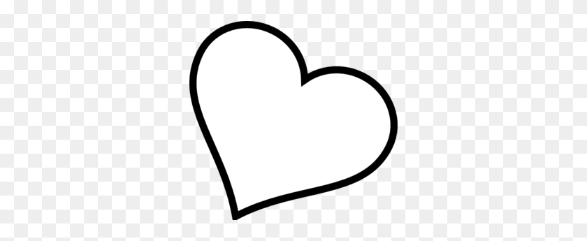 298x285 Black Heart Tilted Clip Art - Heart Rate Clipart