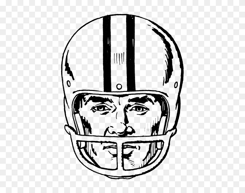 461x600 Black High School Football Player - Football Player Clipart Black And White