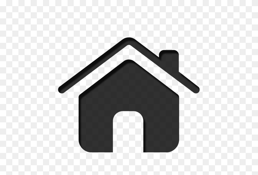 512x512 Black House, Home, House Icon - House PNG