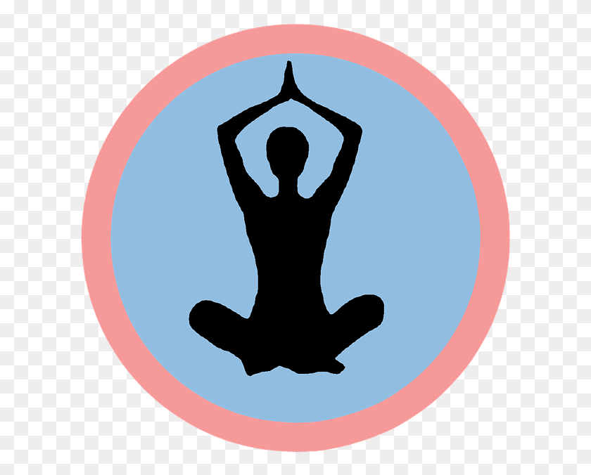 615x616 Black, Icon, Sport, Asian, Silhouette - Yoga PNG